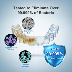 Comprimés dentaires 3-en-1 avancés pour nettoyer, rafraîchir et protéger les prothèses dentaires, saveur menthe, 120 applications - Product Image 4