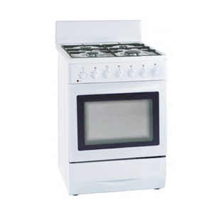 Cocina de <span class=keywords><strong>Gas</strong></span> Independiente de 4 Quemadores con <span class=keywords><strong>Horno</strong></span> <span class=keywords><strong>y</strong></span> Parrilla, Funciones de Convección, Encendido Automático, Acero Inoxidable para el Hogar - Product Image 1