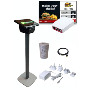 Système de gestion des files d'attente E-TURNIXBOX, équipement audio intelligent pour restaurant avec contrôle sans fil par application, 42 pouces, noir - Product Image 1