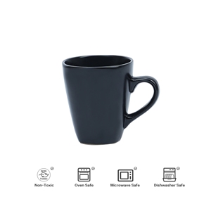 ชุดเครื่องครัวร้านอาหาร 16 ชิ้น ชุดจานชามเซรามิกเคลือบสีดำ ชุดจานและชามเซรามิกสีดำ - Product Image 4