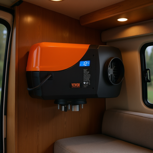 Calentador de Estacionamiento Diésel Vevor de 5 Kw y 12 V con Control Remoto, Pantalla LCD y Bajo Nivel de Ruido para Autocaravanas, Remolques, Campers, Barcos y Uso en Interiores - Product Image 2