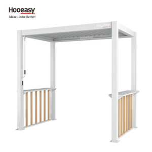Pérgola de Aluminio para Jardín, Modelo 8610Q, de Hooeasy, Moderna, para Exteriores, con Espacio para Cocina, Barbacoa, Gazebo, Patio Trasero - Product Image 6