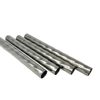 Tube rond en acier inoxydable soudé SS304 316L 201 JIS 2B pour la décoration intérieure et la fabrication de mât de drapeau