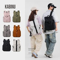 Mochila Casual con Correa de Solapa, Tela Resistente al Agua, para Portátil, Uso Diario, Viajes al Aire Libre, Logotipo Personalizado Disponible