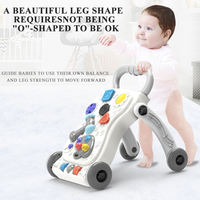 Marche-bébé éducatif, jouet interactif pour tout-petits, pour bébés de 6 mois et plus, cadeau pour le développement précoce du bébé