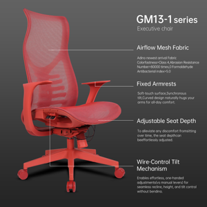 Chaise de bureau ergonomique avec <span class=keywords><strong>siège</strong></span> coulissant pour les personnes de grande taille, sillas de oficina ergonómicas, sillas de escritorio - Product Image 5