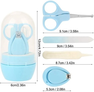 Private Label di Sicurezza Del Bambino Forbici Del Tagliatore di Chiodo Manicure Set per La Cura - Product Image 5