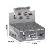Bloques de Construcción EPT para Exploración Espacial, 12 Piezas, Mini Cohete, Satélite, Rover, Juguete de Construcción STEM Aeroespacial para Niños