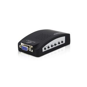 Adaptateur convertisseur de signal vidéo S-Video vers VGA avec tous les câbles inclus pour caméscope ancien ou sortie de console de jeu - Product Image 6