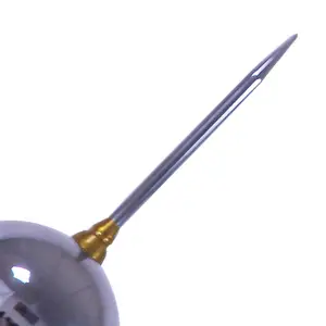 lightning rod with base copper rod lightning arrester 12 kv porcelain