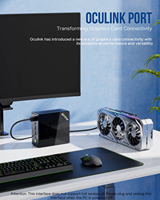 Mini PC de jeu Gmktec K8 Plus 8845Hs, design bureau, DDR5 32 Go, SSD 64 Go, carte graphique, Mini PC Gamer