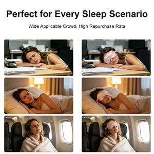 Masque de <span class=keywords><strong>sommeil</strong></span> en satin avec logo personnalisé CM, vente en gros, étiquette privée, masque pour les yeux en soie personnalisé pour le <span class=keywords><strong>sommeil</strong></span> avec emballage personnalisé, coffrets cadeaux - Product Image 4