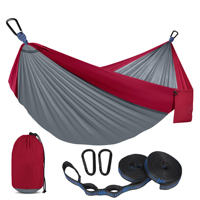 Camping zubehör Nylon Fallschirm Hängematte Doppel & Einzel Tragbare Hängematten Outdoor Camping Hängematten