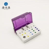 Boîte de désinfection pour clé dynamométrique d'implant, boîte de stérilisation plasma haute température, kit d'instruments chirurgicaux pour implants dentaires en promotion