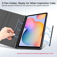 Casing Samsung Galaxy Tab S6 Lite 10.4 inci, sarung HP baja kuat dapat dilepas dengan Keyboard Tablet