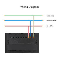 Interrupteur intelligent SMARSECUR avec port de charge USB Type-C, Zigbee, Tuya, Wi-Fi, commande vocale, pour la maison, l'hôtel, la voiture, l'extérieur, le garage