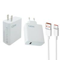 Chargeur USB Original Super Rapide 120W 67W, Câble 6A, Chargeur USB Rapide Mural, Adaptateur Secteur pour Téléphone Xiaomi