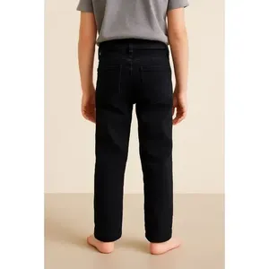 Jeans Adrenaline a gamba dritta per ragazzi, neri, elasticizzati, a vita media, stile casual, 5 tasche - Product Image 4