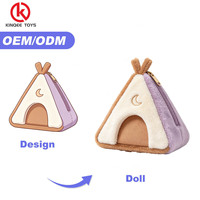 Kantong Boneka Bentuk Onigiri Custom Made Isi Nasi untuk Promo Sushi Bahan Kain Lembut Bersertifikat CE 12cm 100 Pcs MOQ OEM