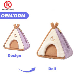 Pluche Onigiri-vormig knuffeltje op maat gemaakt, gevuld met rijst, voor sushi-promotie, zachte stof, CE-gecertificeerd, 12cm, 100 stuks minimale bestelhoeveelheid, OEM - Product Image 3