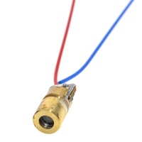 5V 650nm 5mW Adjustable Laser Dot Diode Module Red Sight Copper Head Mini Laser Pointer