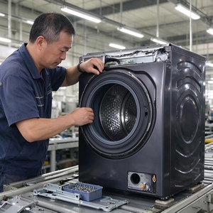 En stock <span class=keywords><strong>Lave</strong></span>-linge séchant frontal 15 kg, moteur Inverter DD, lavage vapeur, capacité de séchage 8 kg, machine à laver entièrement automatique - Product Image 5