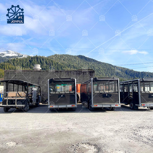 Autobús Turístico Eléctrico Retro |   Transporte Turístico de Lujo para 14 Pasajeros |   Transporte para Parques Temáticos con Certificación CE y Motor de 7.5kW - Product Image 2