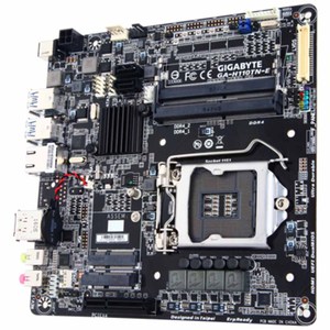Per Gigabyte H110TN scheda madre sottile <span class=keywords><strong>Mini</strong></span>-<span class=keywords><strong>ITX</strong></span> con Intel H110 2 x Intel GbE LAN 2 x SATA 6 Gb/s 1 x MSATA 12/19 ~ 24V DC-In <span class=keywords><strong>Power</strong></span> - Product Image 2