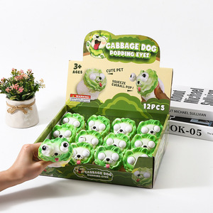Divertido Juguete Blandito de Rebote Lento con Forma de Perro Vegetal, Aliviador de Estrés, Muñecos Antiestrés para Adultos, Regalos para Fiestas - Product Image 6