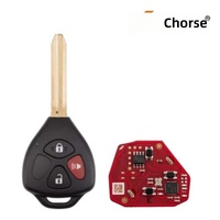 5 télécommandes filaires triangulaires Xhorse 2e génération XKTO22EN/XKTO23EN/XKTO24EN/XKTO25EN 2/3/4 boutons en plastique et métal VVDI