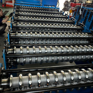 中国制造商 IBR 彩色涂层钢屋顶 IBR 850&TR5 双层板制造机械 - Product Image 3