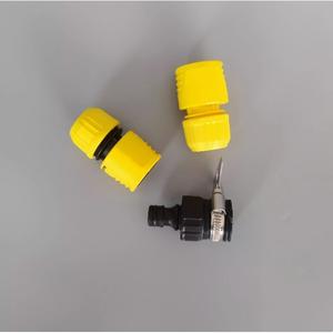 Conector Rápido Universal de Plástico Amarillo para Manguera de Agua, Apto para Lavadora de Autos y Uso Doméstico, 51-100 m² - Product Image 1
