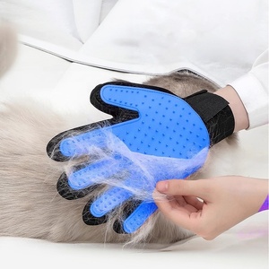 Huisdieren Verzorgingsproducten Kat Hond Siliconen Bontreiniging Haarborstel Kam Verzorgingsmiddelen Ontharingshandschoen - Product Image 5