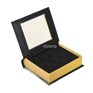 Custom <b>Book</b> Style Gift <b>Box</b> Magnetic Closure Recycled Materials Custom Logo Matt Lamination <b>Book</b> Type <b>Box</b> Cardboard Gift <b>Box</b> - Product Image 1