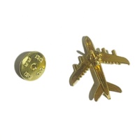 Insigne d'aviation souvenir personnalisé insigne d'aviation en alliage doré et argenté modèle d'avion insigne de costume pour hommes