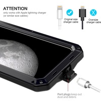 Coque de téléphone antichoc en métal mat de style tank pour iPhone 17 Pro avec protection renforcée pour téléphones mobiles compatibles