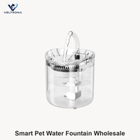 Fontaine à eau intelligente pour animaux de compagnie avec bec verseur, fontaine à boire pour chat et chien avec capteur et filtre, versions USB et secteur