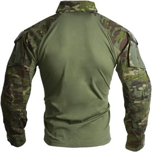 Maglia Tattica <span class=keywords><strong>VANDA</strong></span> Airsoft Gen 3 a Maniche Lunghe ad Asciugatura Rapida per Uomo, in Poliestere/Cotone, per Escursionismo e Caccia, Uniforme Mimetica - Product Image 6