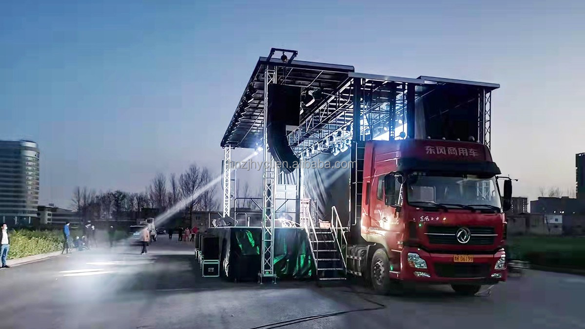 Custom Music Truck with LED Display - Mobile Roadshow Stage