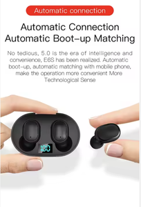 Auricolari Bluetooth Macaron E6S di Tendenza, Cuffie Wireless con Display LED, Auricolari con Funzione Musicale, Cuffie Bt Senza Fili - Product Image 6