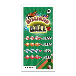 Break Open Pull Tab Card Rectángulo Personalizar la probabilidad de ganar Papel de núcleo gris Colorful Pull Ticket Buy Tab - Product Image 2