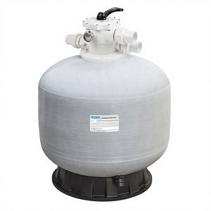 Filtre à sable en fibre de verre gris de haute qualité Water Crown SGS750 67,3 GPM, résistant à la corrosion, pour piscine - Product Image 1