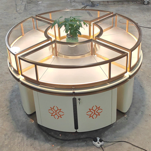 Vitrines à bijoux rondes personnalisées armoire boîte vitrine en verre <span class=keywords><strong>comptoir</strong></span> pour centres commerciaux - Product Image 4