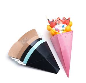 Gaufre à bulles/gaufre à l'oeuf/nourriture à crêpes conserver le cône en papier imprimable crème glacée crêpe cône gaufrier - Product Image 6