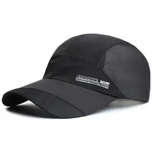 Summer Visor Cap Autumn Winter Sport Gym Cap Hat Fitness Cap Outdoor Sport Running Baseball Mesh Hat Men Quick-drying Hat