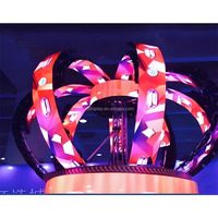 Pantalla LED Flexible Xx con Estructura Resistente y Diseño Antipolvo para Publicidad en Formas Especiales