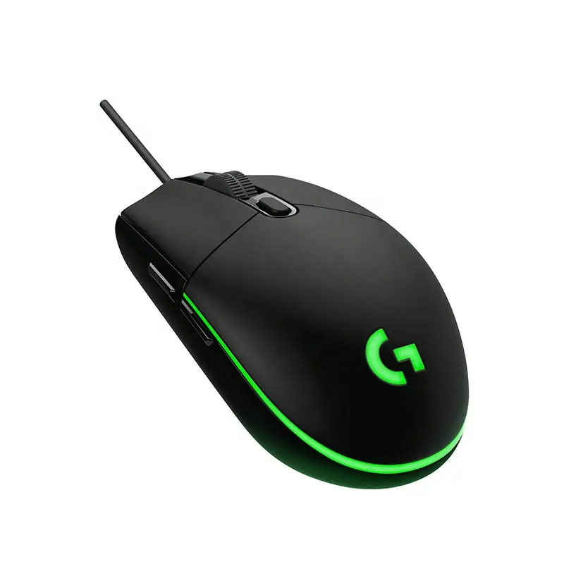 Logitech G102 6 Keys USB Wired Gaming Mouse Competitive RGB Streaming Lights 8000 DPI Mouse With Battery
