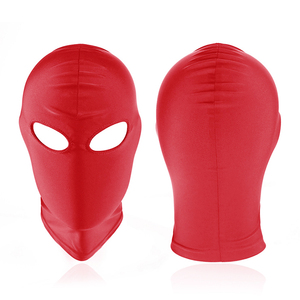 Máscara de Cabeza de <span class=keywords><strong>Bandido</strong></span> para Juegos de Rol en Pareja, Máscara de Restricción para Esclavos, Máscara Fetiche con Boca Abierta - Product Image 4