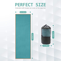 Tapis de yoga et de Pilates en microfibre antidérapant et absorbant la transpiration pour Reformer – Offre Spéciale