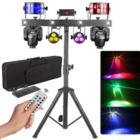 Sistema de Luces DJ Gig Bar Move Para Fiestas, Discotecas, Club y KTV, Barra Portátil con Cabezales Móviles LED y Soporte